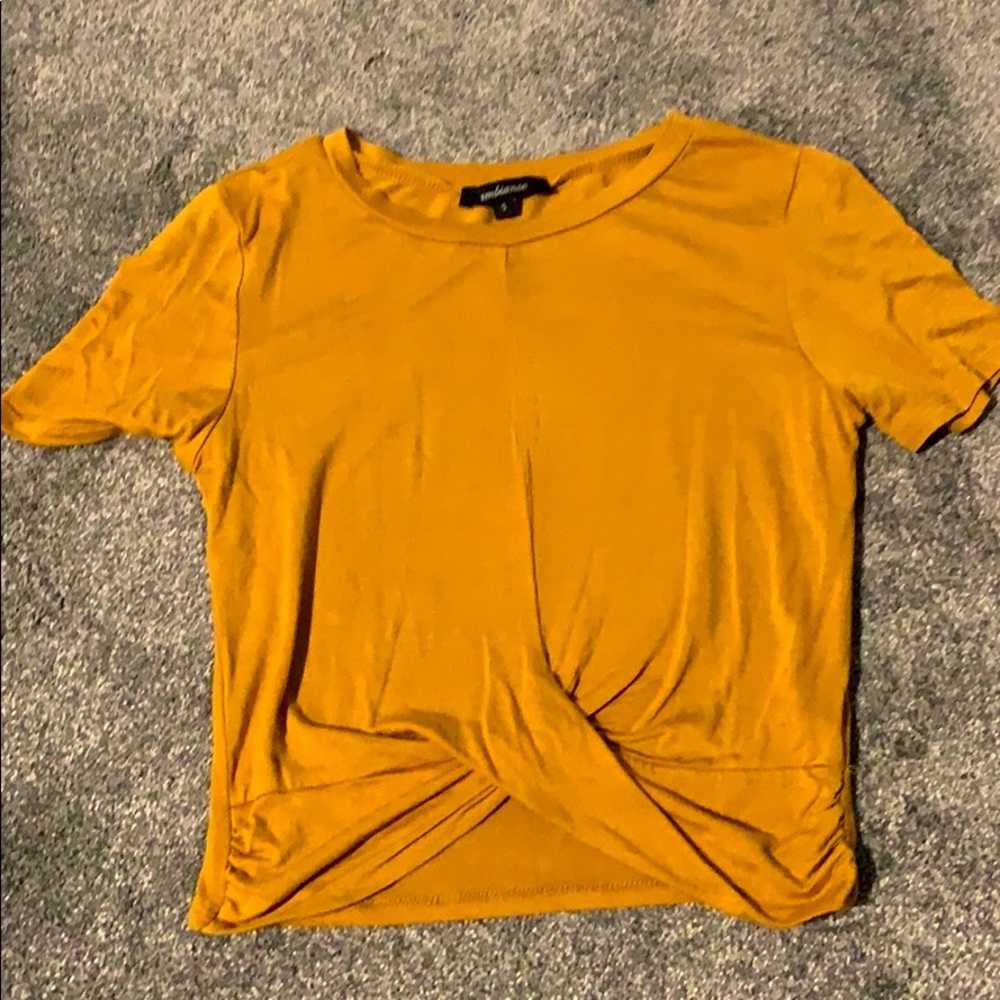 Cross crop top